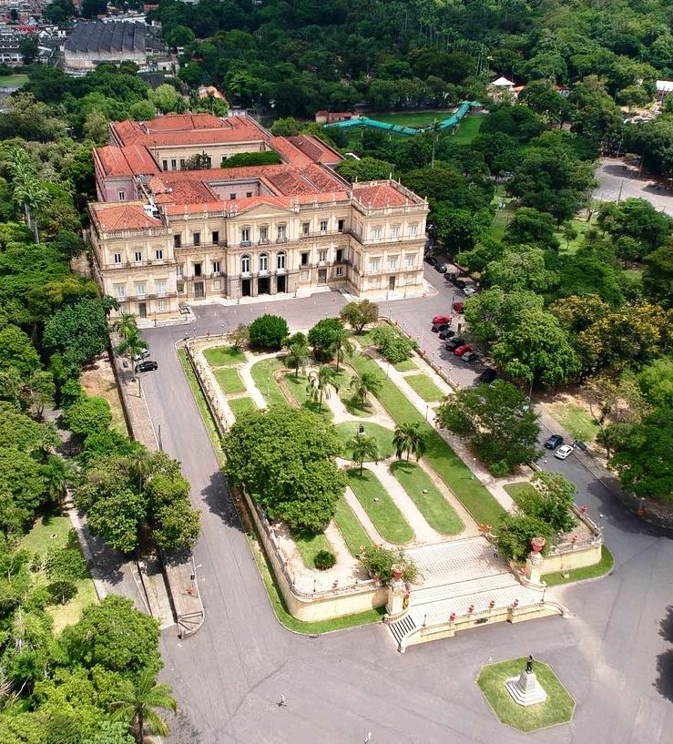 National Museum of Rio de Janeiro prior to the fire.