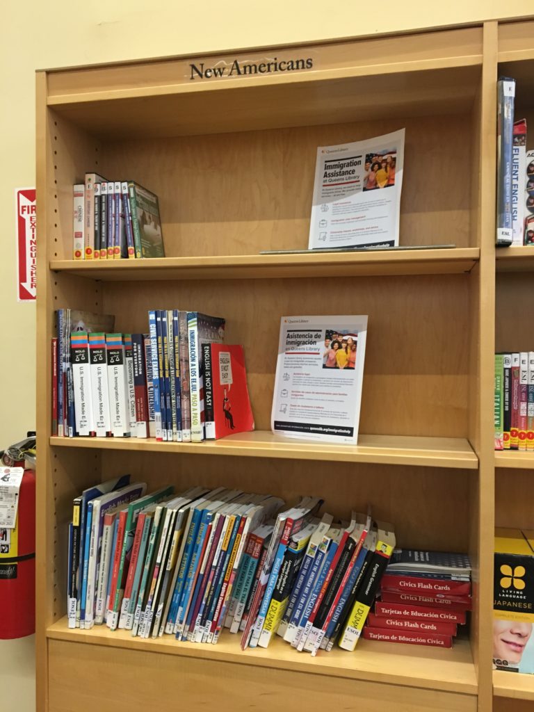 Ridgewood Library New Americans area