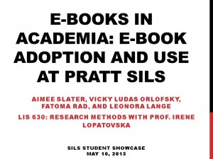 E-books in Academia