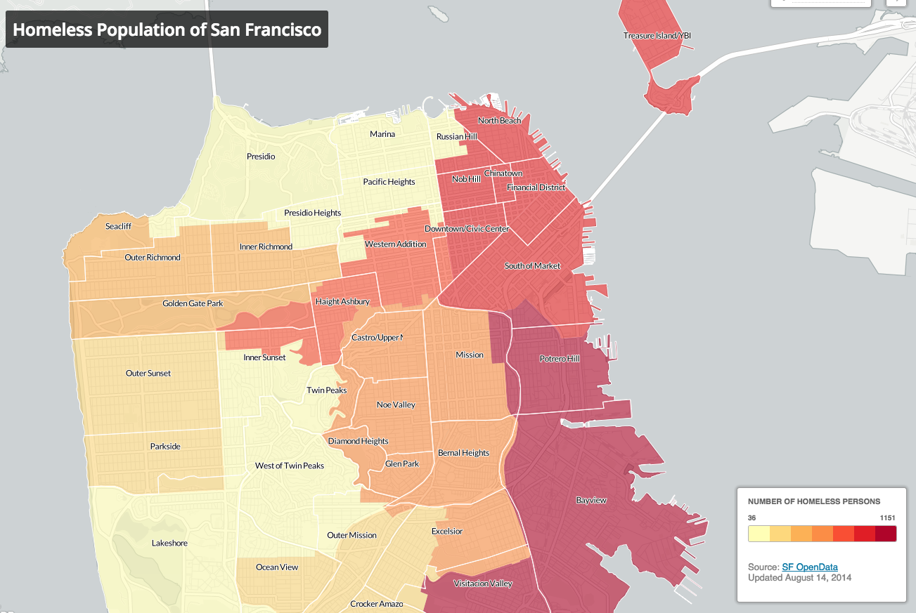 Mapping homelessness and affordable housing in San Francisco