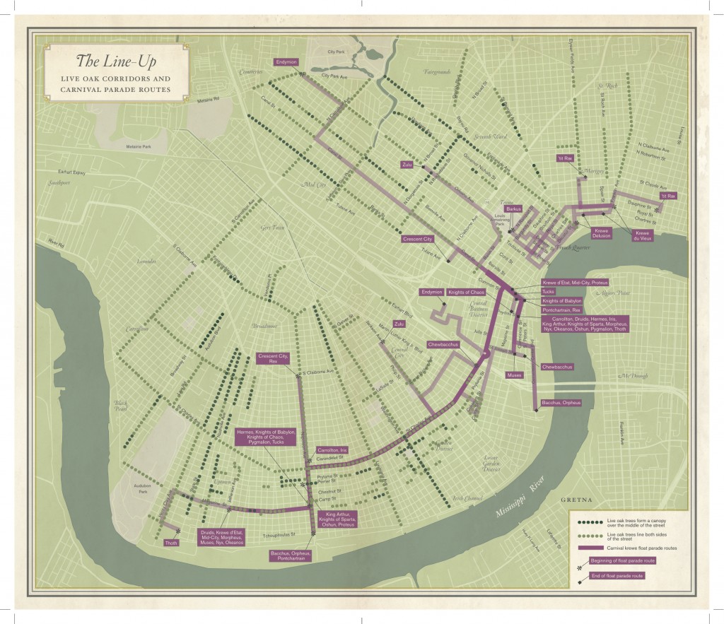 mardi gras maps