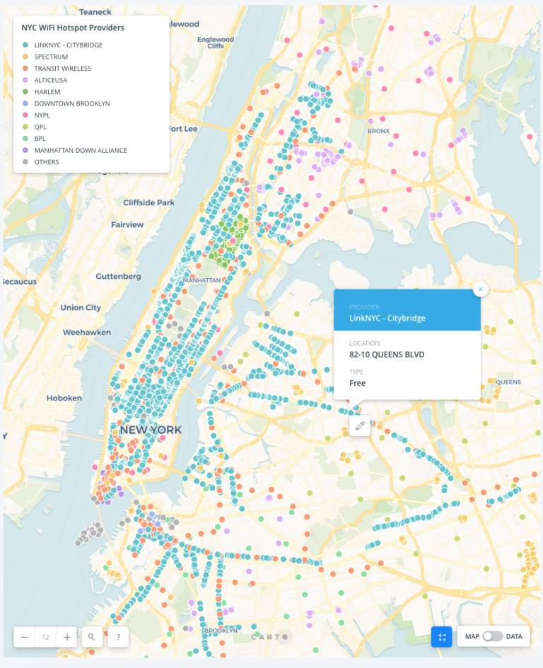 NYC WiFi Hotspots Student Work