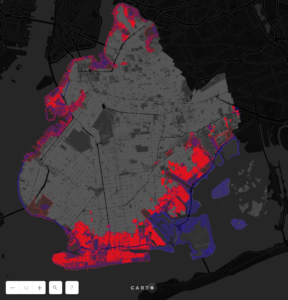 Map of Hurricane Sandy Impact on Brooklyn