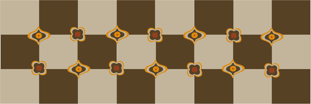 brown checkered pattern