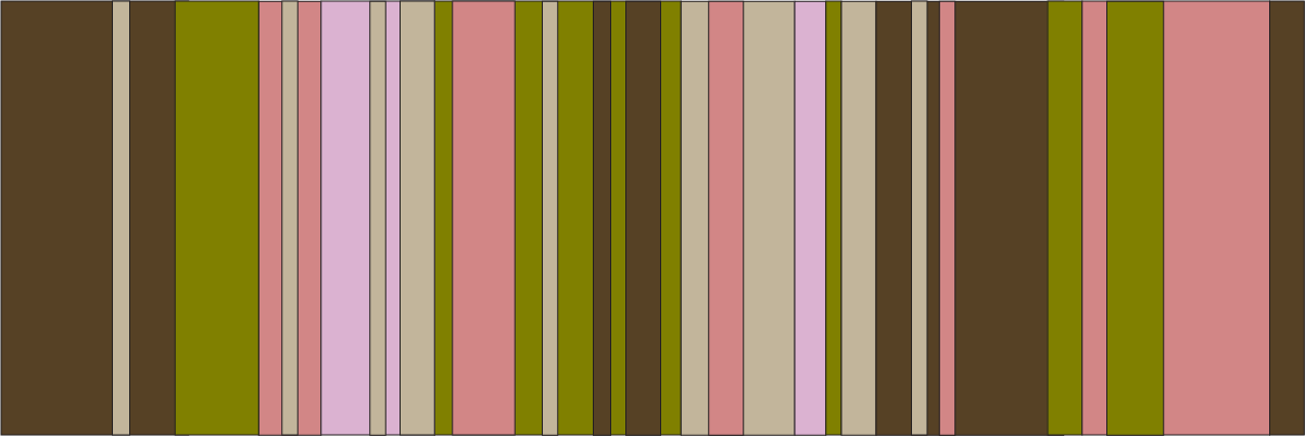 Pink brown and green striped pattern