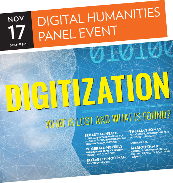 On the Complexities of Digitization (NYU Event) Digital Humanities