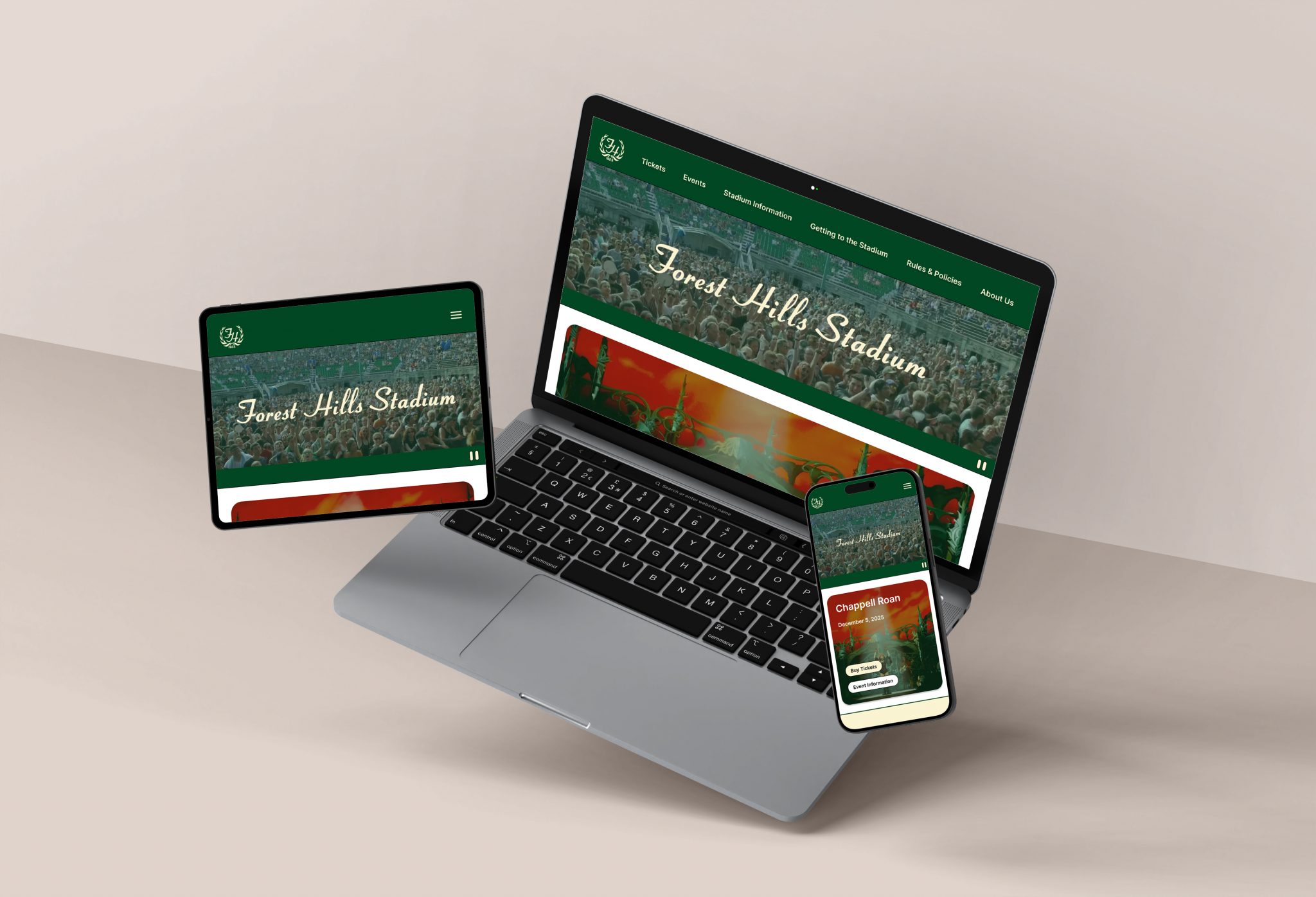 World Class Venue, Outdated Website: A Redesign of the Forest Hills ...