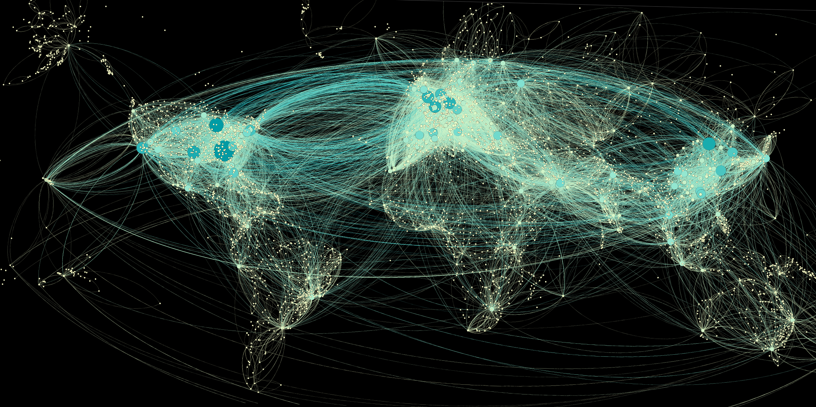 Globle Flight Network0 Information Visualization