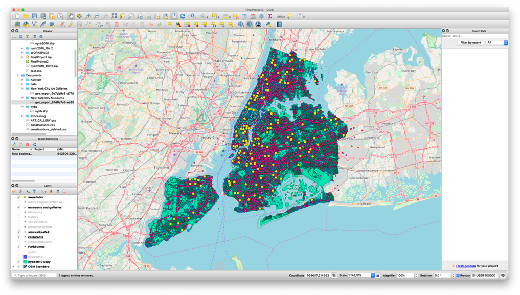 QGIS Information Visualization