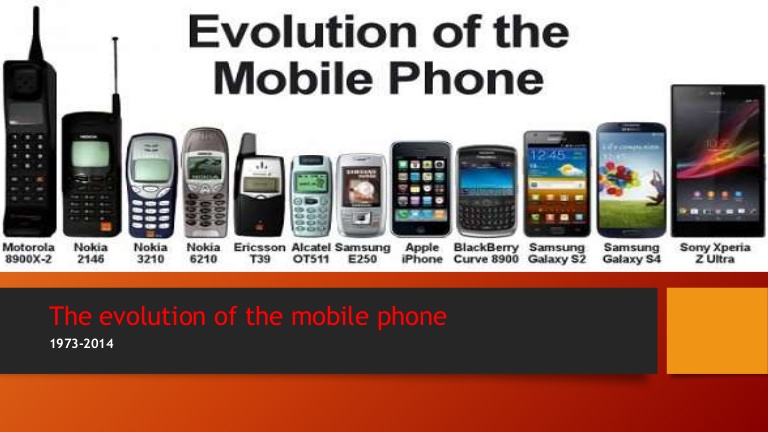 EVOLUTION OF MOBILE PHONE – Information Visualization